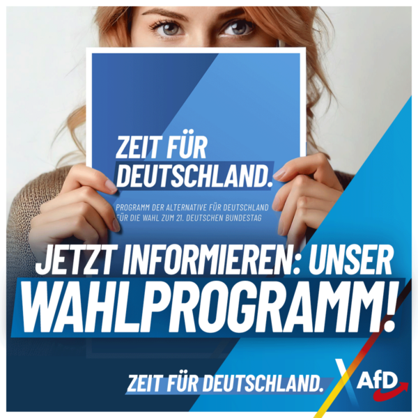 Programm der AfD für die Wahl zum 21. Deutschen Bundestag